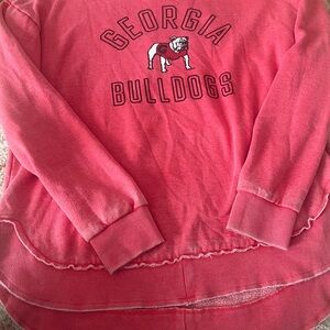 Georgia Bulldogs Pink Sweater